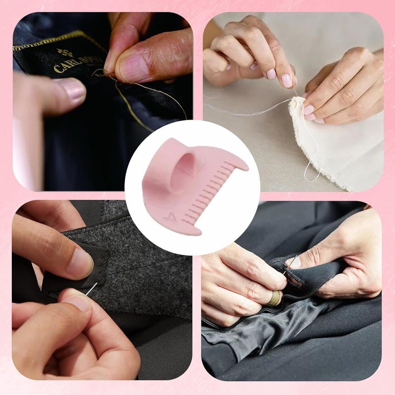 Neacus Edge Sewing Lockranding Tool - 2025 New Edge Stitch Lock and Sewing Gauge, 3/4mm Sewing Templates, for Even Stitches, DIY Sewing Machine Kit Also Suitable for Machine Sewing. - Image 4
